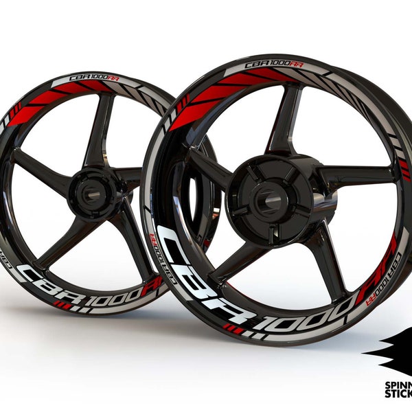 Honda Cbr1000rr Wheel Stickers Etsy