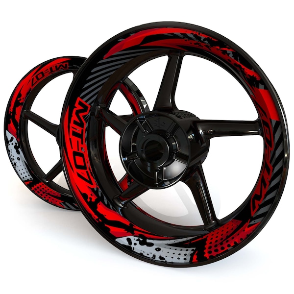 velg stickers Motorfiets Wiel Decal Set Reflecterende Velg
