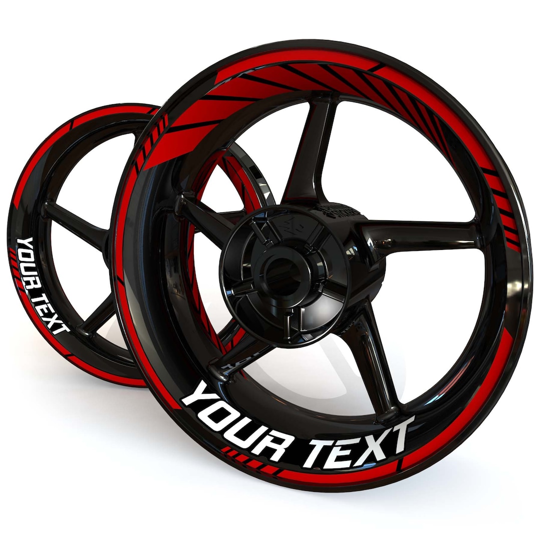 Your Text - Wheel Stickers - 