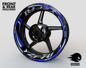 Naklejki na koła do Yamaha R1 YZF-R1 Taśma na felgę Naklejki motocyklowe Grafika 17" liserets Felgenaufkleber Naklejki na felgi Naklejki na felgi