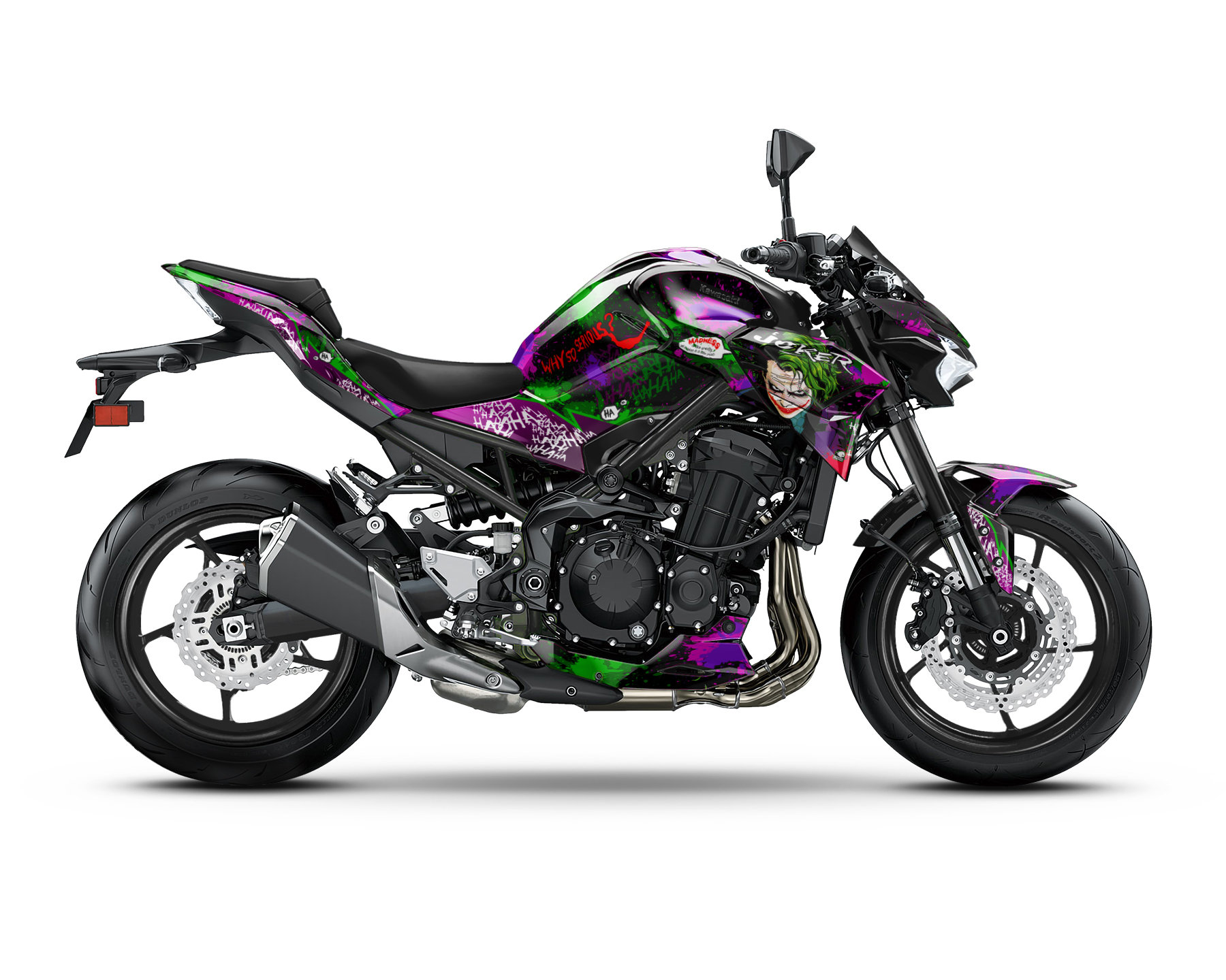 Urban Warrior Motorcycle Vinyl Wrap  BIKESKINZ