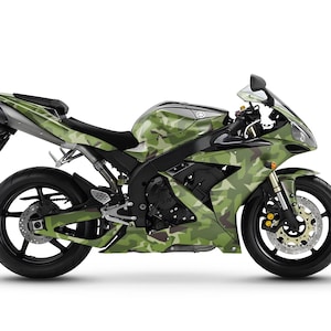 Graphic kit for Yamaha R1 YZF-R1 2004-2006 &quot;Camo&quot; Motorcycle Decals Graphics liserets aufkleber Autocollants Stickers