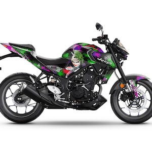 Graphic kit for Yamaha MT-03 MT03 2015-2023 &quot;JOKER&quot; Motorcycle Decals Graphics liserets aufkleber Autocollants Stickers