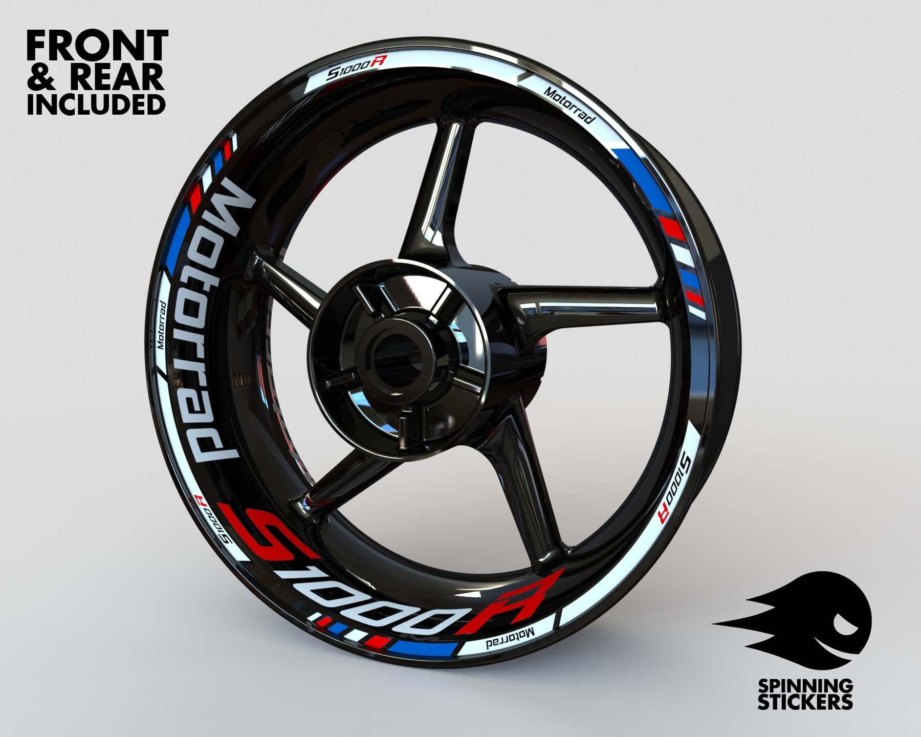 Amazon | S1000RR リムステッカーオートバイアクセサリー