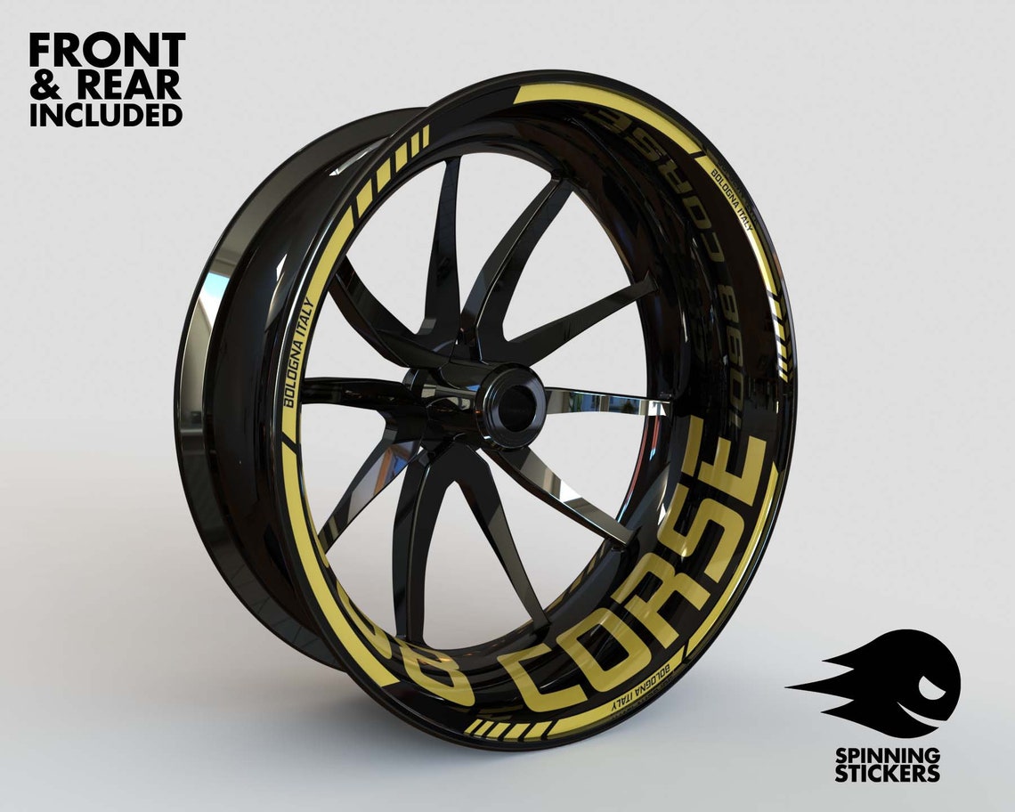 1098 Sticker Wheel Stickers for Ducati 1098 CORSE Rim Tape Motorcycle Decals ...