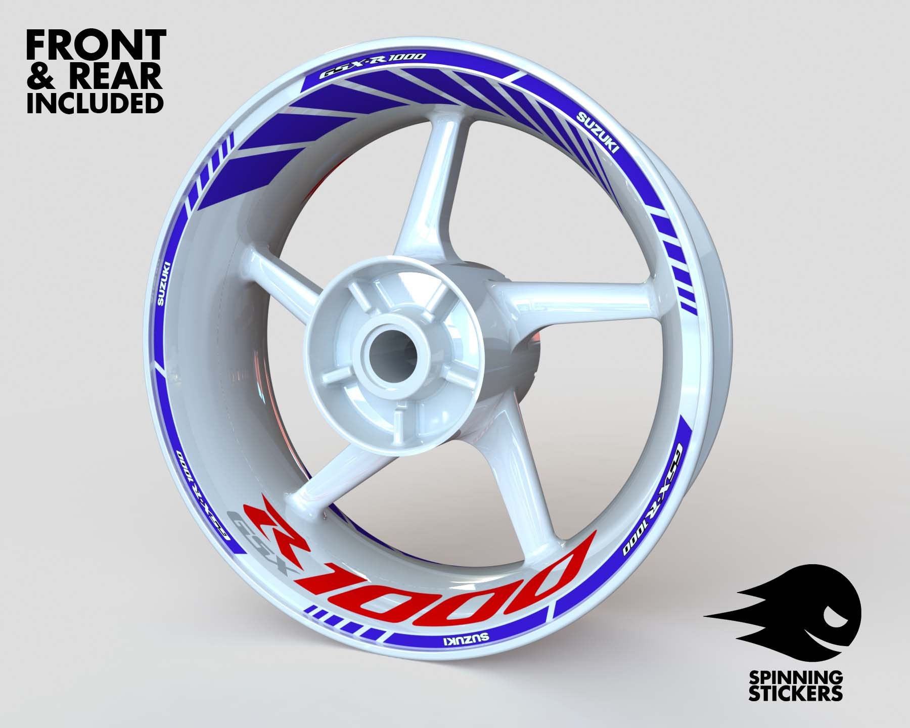 Moto Racing Attrezzature Accessori Ruota Pneumatico Decorazione Adesivo Riflettente Decal Sticker Per SUZUKI GSX-R gsxr