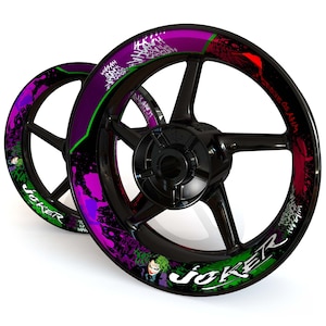 Wheel Stickers JOKER Rim Stickers Decals Tape Stripes Graphics liserets Felgenaufkleber Autocollants de jante velg stickers