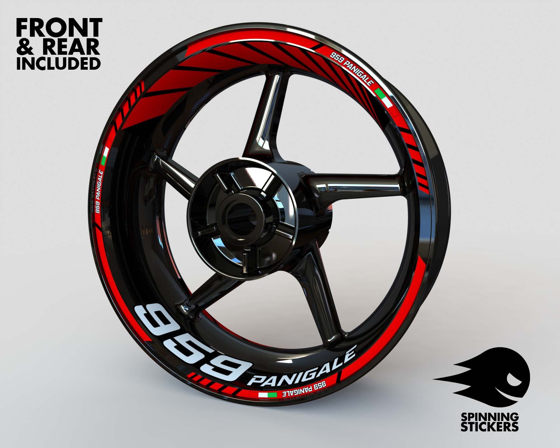 Motorcycle Wheel Stickers Decals Rim Tape Stripes Motorbike
