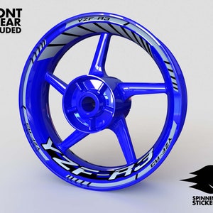 Wheel Stickers for Yamaha R3 YZF-R3 Rim Tape Stripes Decals Graphics liserets Felgenaufkleber Autocollants de jante Rim Stickers