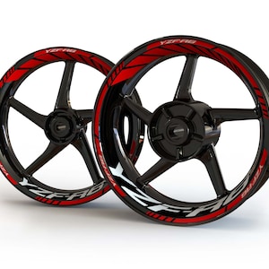 Wheel Stickers for Yamaha R6 YZF-R6 Rim Tape Stripes Decals Graphics liserets Felgenaufkleber Autocollants de jante Rim Stickers