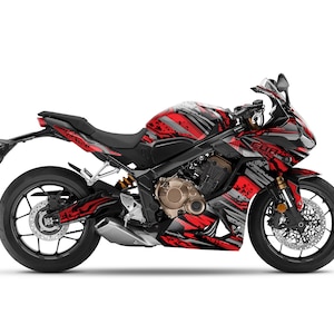 Graphic kit for Honda CBR650R 2019-2022 &quot;Wrath&quot; Motorcycle Decals Graphics liserets aufkleber Autocollants Stickers