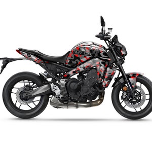 Graphic kit for Yamaha MT-09 MT09 2021-2023 &quot;CAMO&quot; Motorcycle Decals Graphics liserets aufkleber Autocollants Stickers