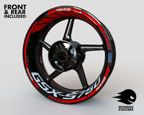 ポコです。 Wheel Stickers for Suzuki GSX-S 750 GSXS Rim Tape Motorcycle