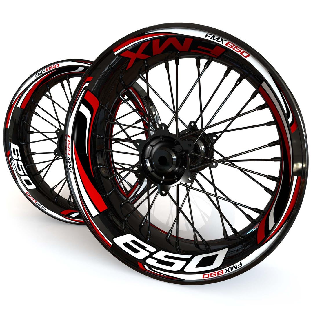 Wheel Stickers for Honda FMX650 650 Rim Tape Motorcycle Decals Graphics ...