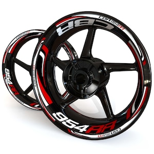 Wheel Stickers for Honda CBR954RR 954RR Rim Tape Motorcycle Decals Graphics liserets Felgenaufkleber Autocollants de jante Rim Stickers