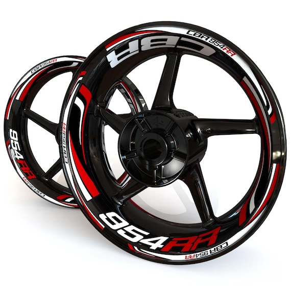 Wheel Stickers for Honda CBR954RR 954RR Rim Tape Motorcycle Decals