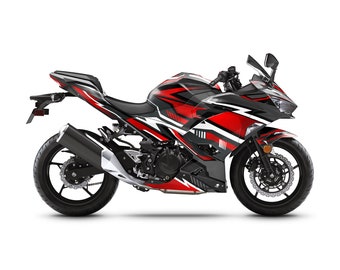 Kawasaki Ninja 300 2013-2017 ZX-3R Theme Graphic Decal Wrap