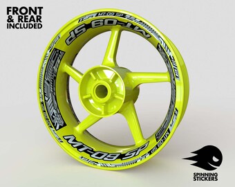 Wheel Stickers for Yamaha MT-09 SP MT09 Rim Tape Motorcycle Decals