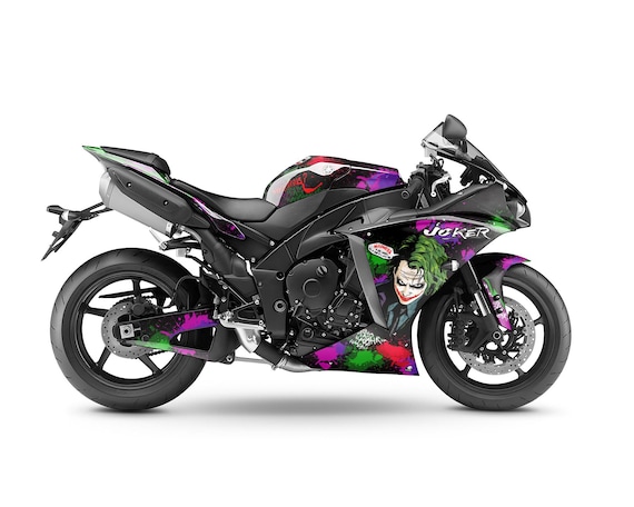 Yamaha YZF R1 2007-2008 3D Harz-Aufkleber-Set – Carbon-Look Mit Weißem Finish – Handmade In Italy