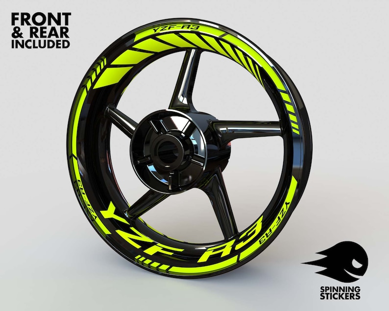 Wheel Stickers for Yamaha R3 YZFR3 Rim Tape Stripes Decals Etsy