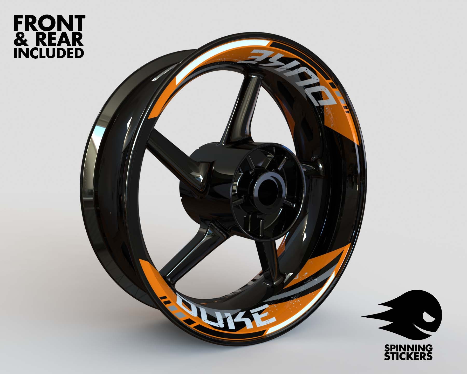 Wheel Stickers for KTM DUKE 390990 Rim Tape Motorcycle Decals Etsy