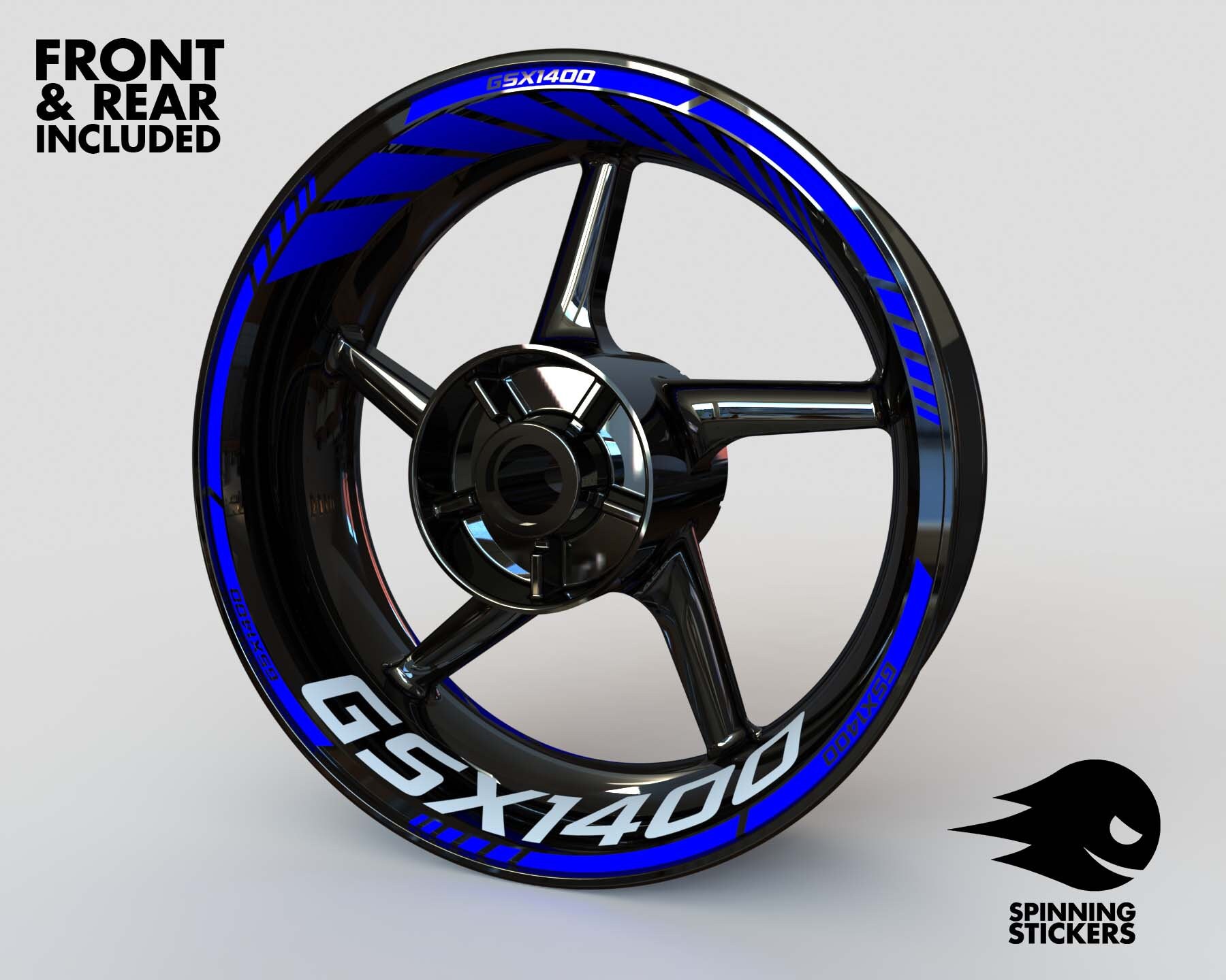 gsx1400 gsx1400z ホイール Wheel Stickers for Suzuki GSX1400 Rim Stickers Decals Tape Stripes