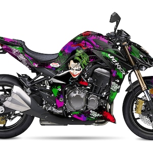 Kit déco pour jante moto Kawasaki, liseret réfléchissant