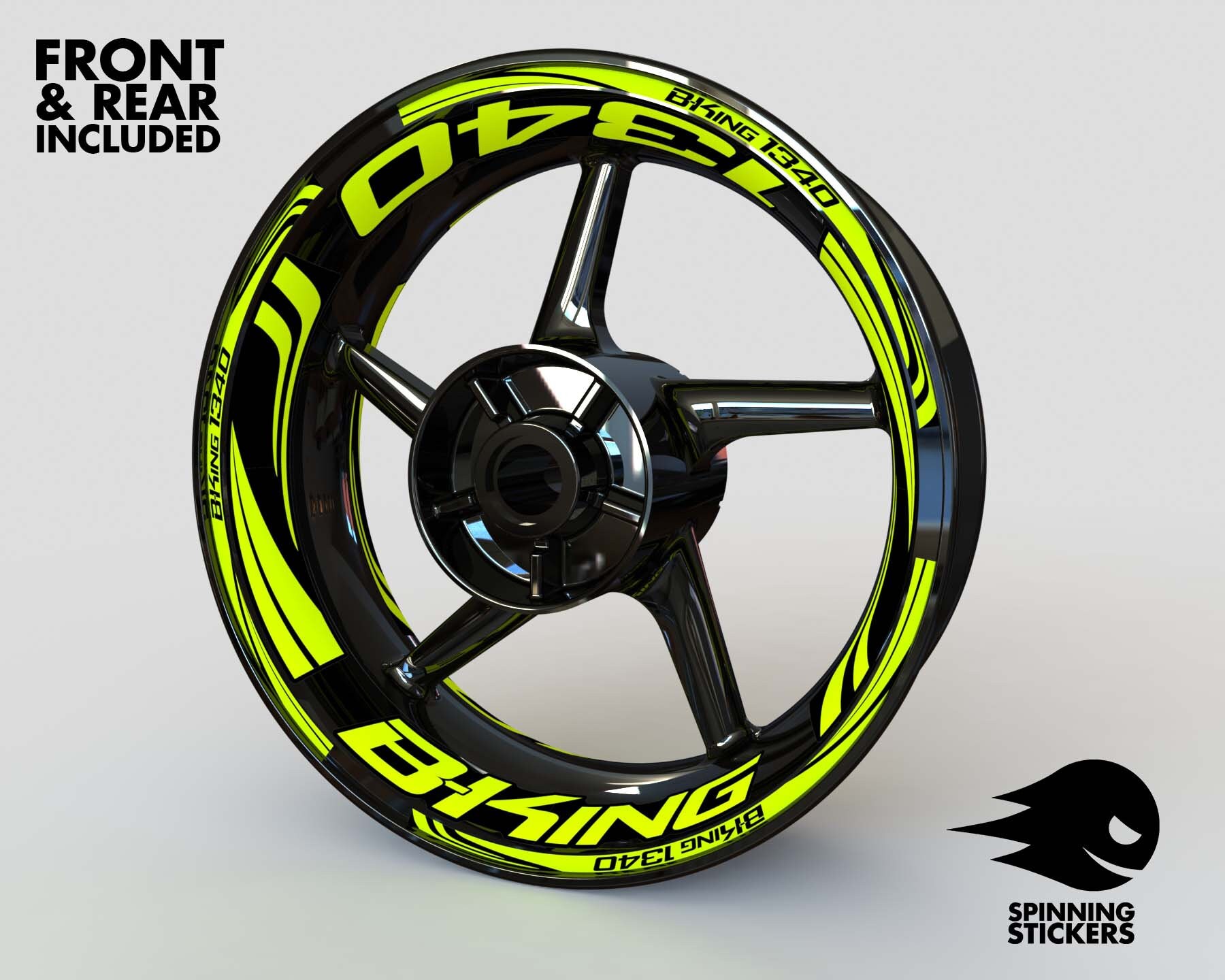 Wheel Stickers for Suzuki B-king 1340 Rim Tape Motorcycle Decals