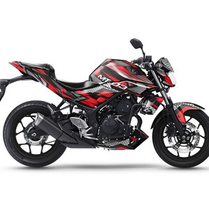 Kit grafico per Yamaha MT-03 MT03 2015-2023 &quot;Hexagon&quot; Decalcomanie moto Grafica liserets aufkleber Autocollants Adesivi