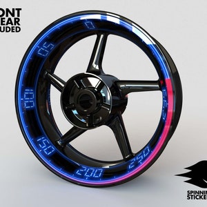 Wheel Stickers SPEEDOMETER Rim Stickers Decals Tape Stripes Graphics liserets Felgenaufkleber Autocollants de jante velg stickers