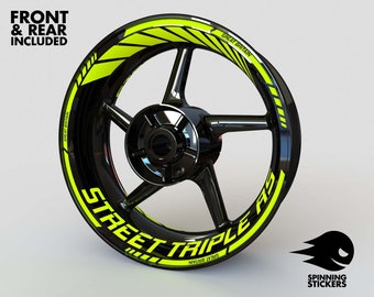 ホイールステッカー Triumph Street Triple R リムテープ オートバイ