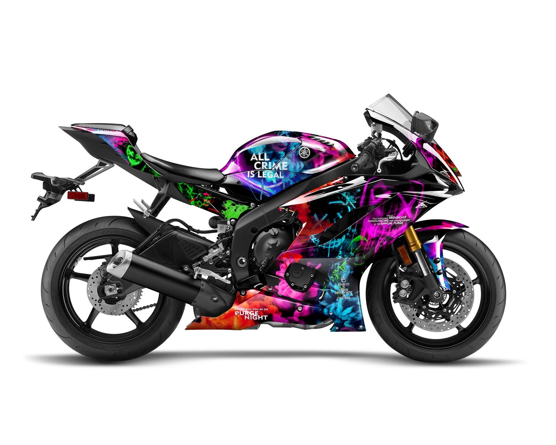 Graphic Kit for Yamaha R6 YZF-R6 2003-2021 