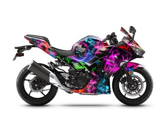カワサキ Ninja 400 2018-2024 Ninja Fuky Geo Shapes テーマ