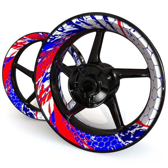 Wheel Stickers RIOT Rim Stickers Decals Tape Stripes Graphics