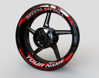 Wheel Stickers YOUR NAME Edition Rim Stickers Decals Tape Stripes Graphics liserets Felgenaufkleber Autocollants de jante velg stickers