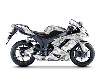 ZX-6R 2007-2008用グラフィックキット「Camo」バイク用デカール