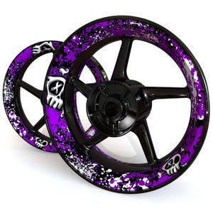 Wheel Stickers SPIRIT Rim Stickers Decals Tape Stripes Graphics liserets Felgenaufkleber Autocollants de jante velg stickers