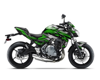 Hexagon Graphic Kit for Z650 2017-2023 Motorcycle Decals Graphics