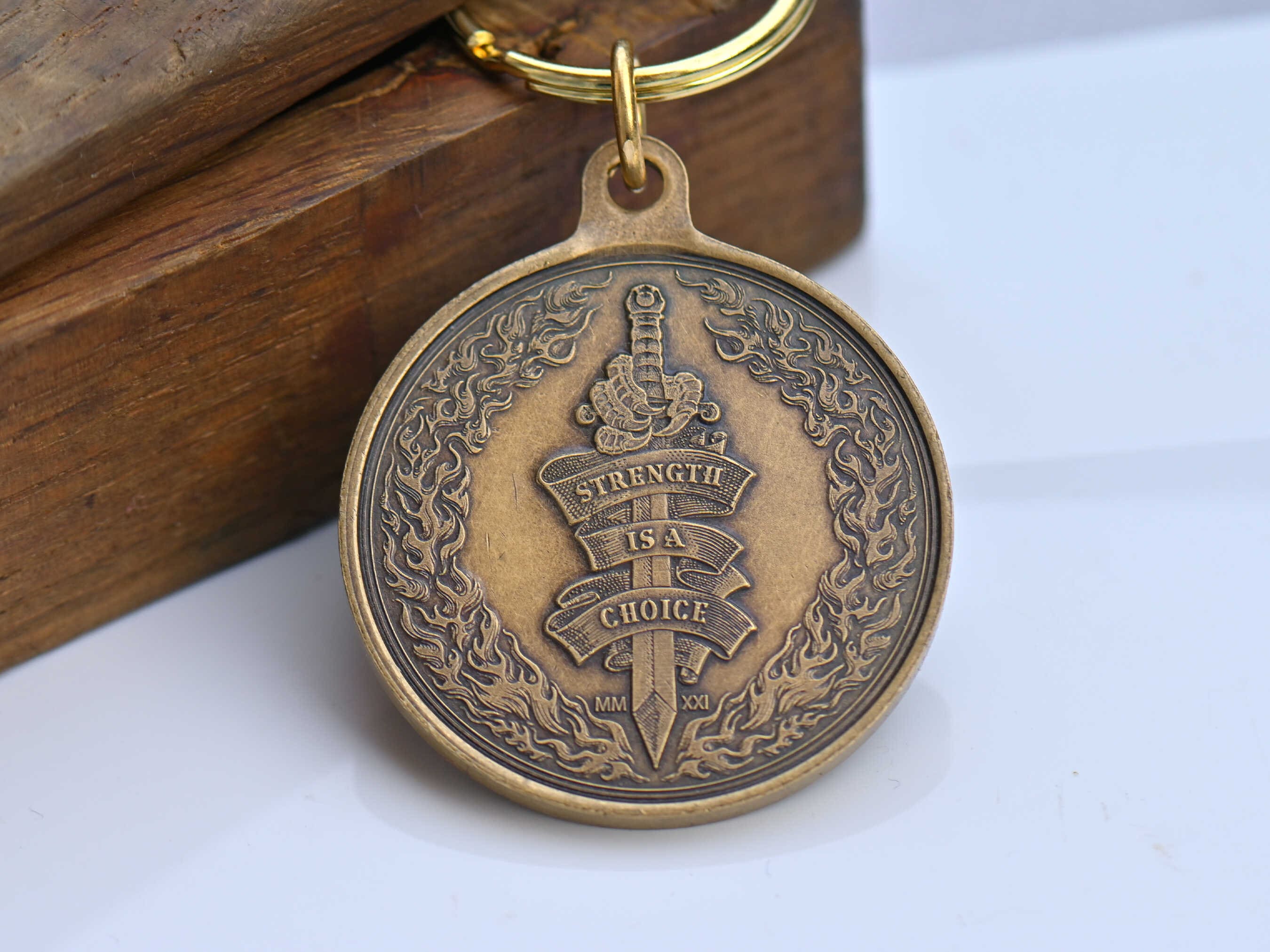 Phoenix Key Tag| Post Fata Resurgo | Rise Like a Phoenix | EDC Reminder ...