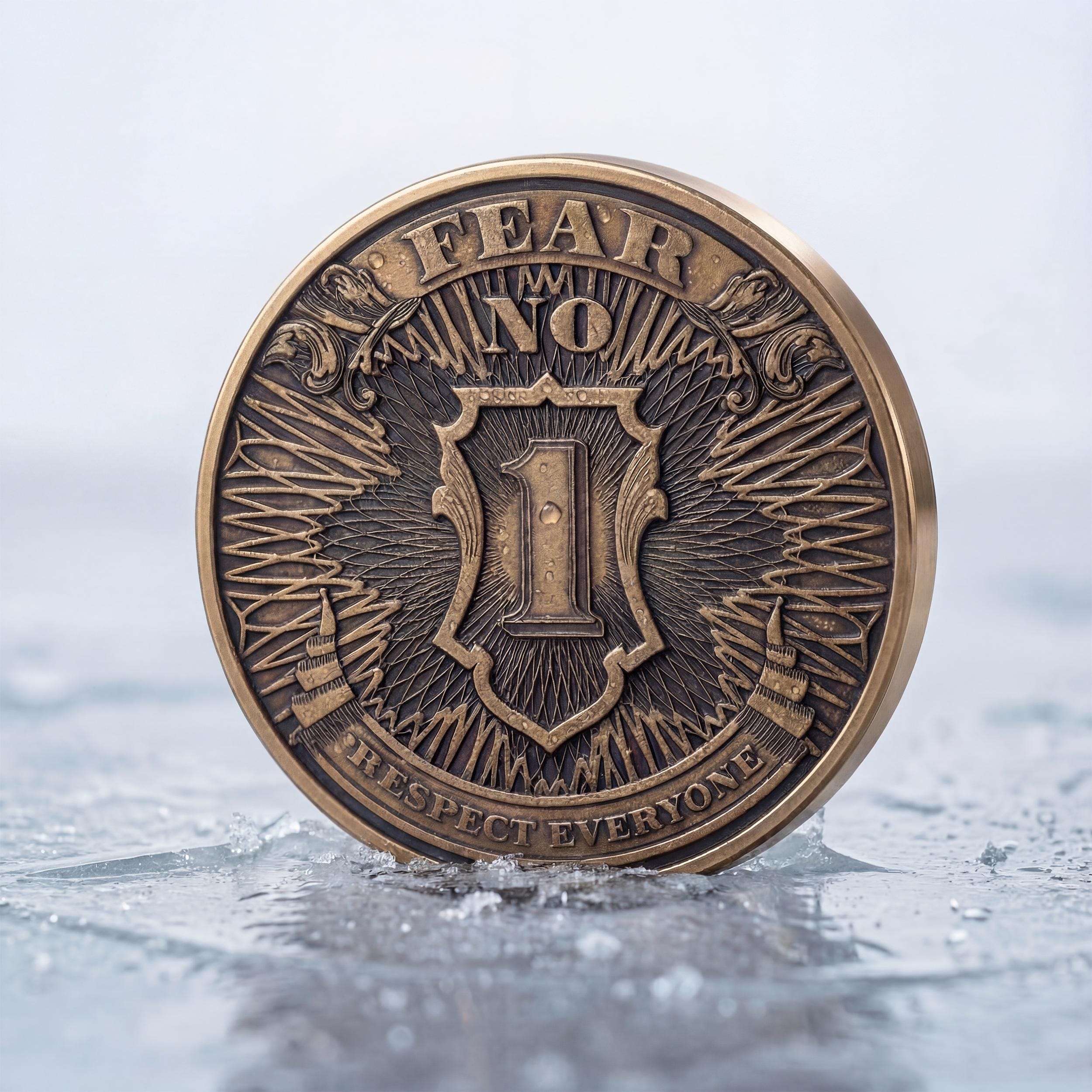 Badass Coin | Trust No One Coin | Reminder Coin | American Dollar