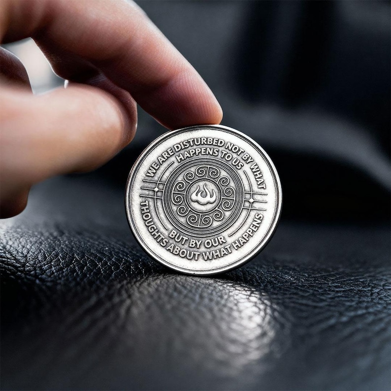 Seneca Coin | Stoicism | Stoic Philosophy | Daily Stoic Reminder | Stoic mindset | Stoic Store | Seneca | Stoic Quotes | Motivation Coin image 6