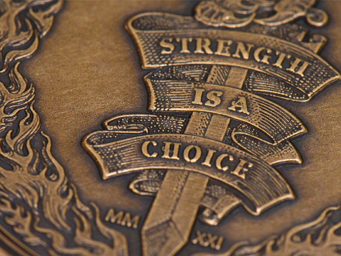 Phoenix Coin EDC Reminder Challenge Coin Phoenix Bird Fire Etsy