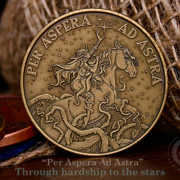 Per Aspera Ad Astra Rings - Etsy