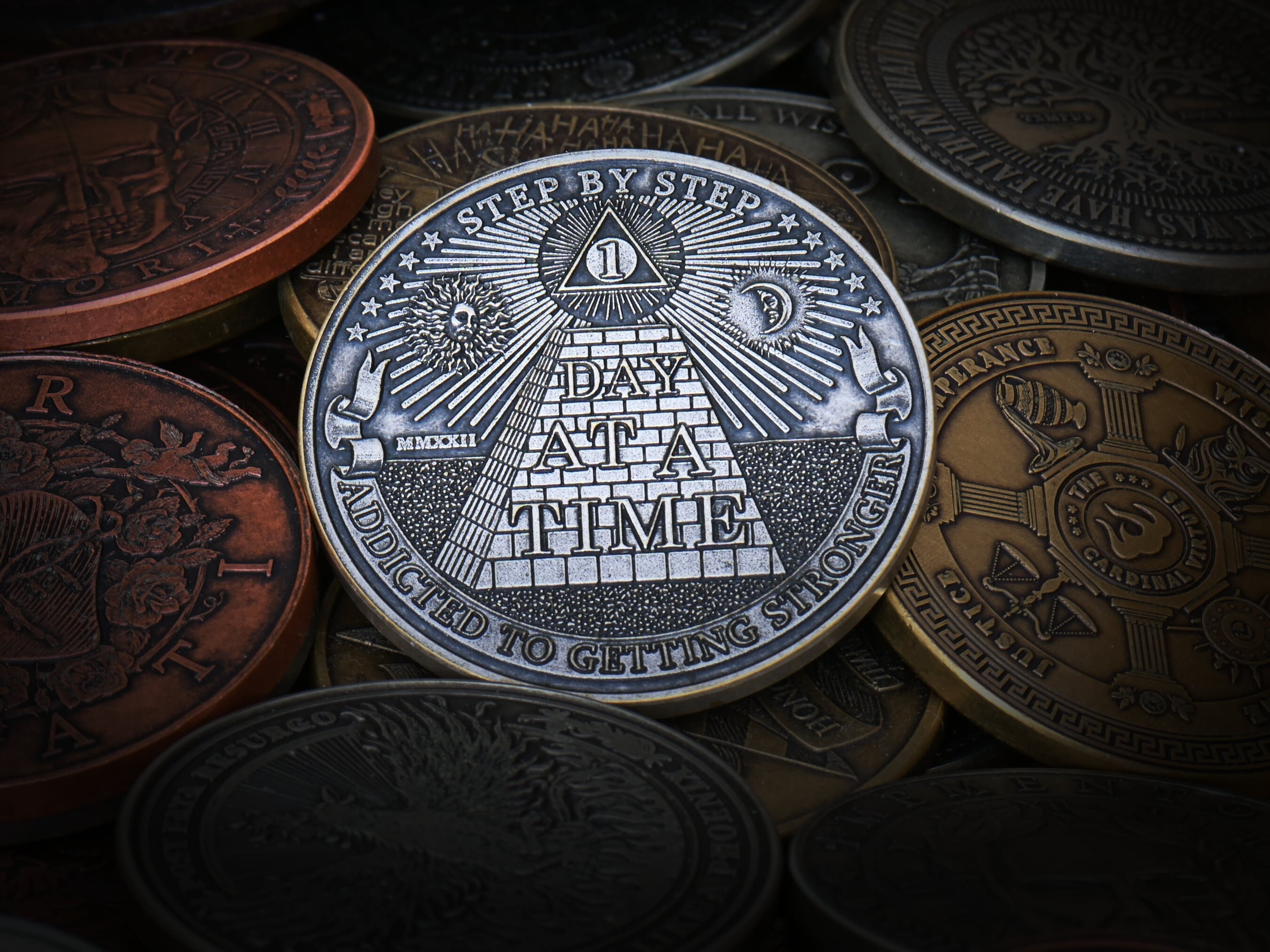 Addiction Coin | EDC Reminder Coins | Recovery Coin | Addiction ...