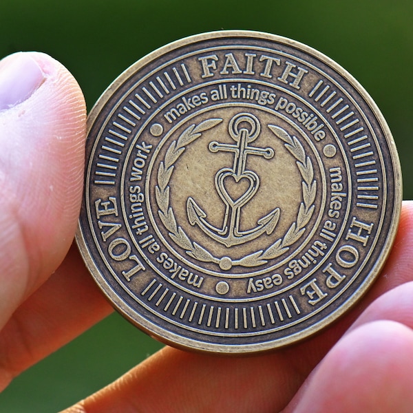 Christian Pocket Token Etsy
