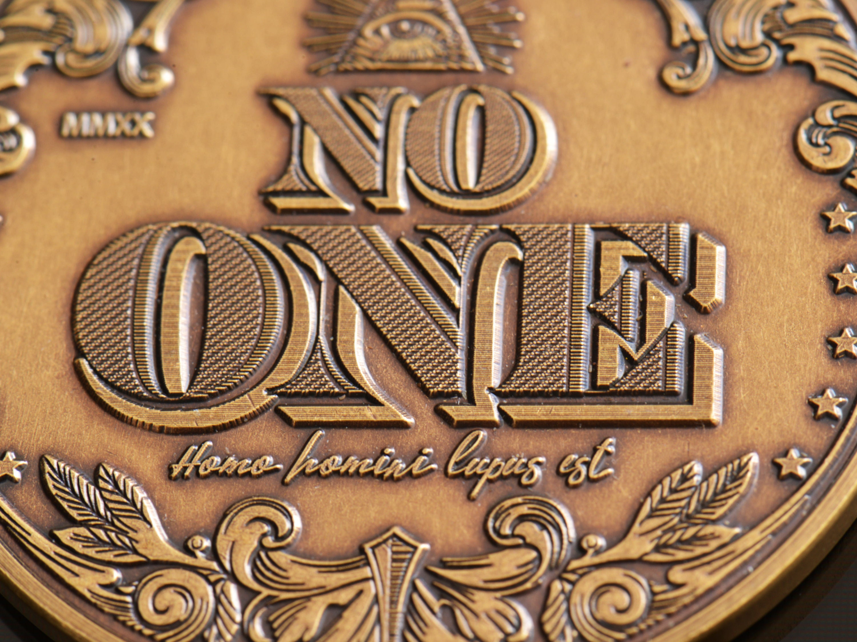 Badass Coin | Trust No One Coin | Reminder Coin | American Dollar