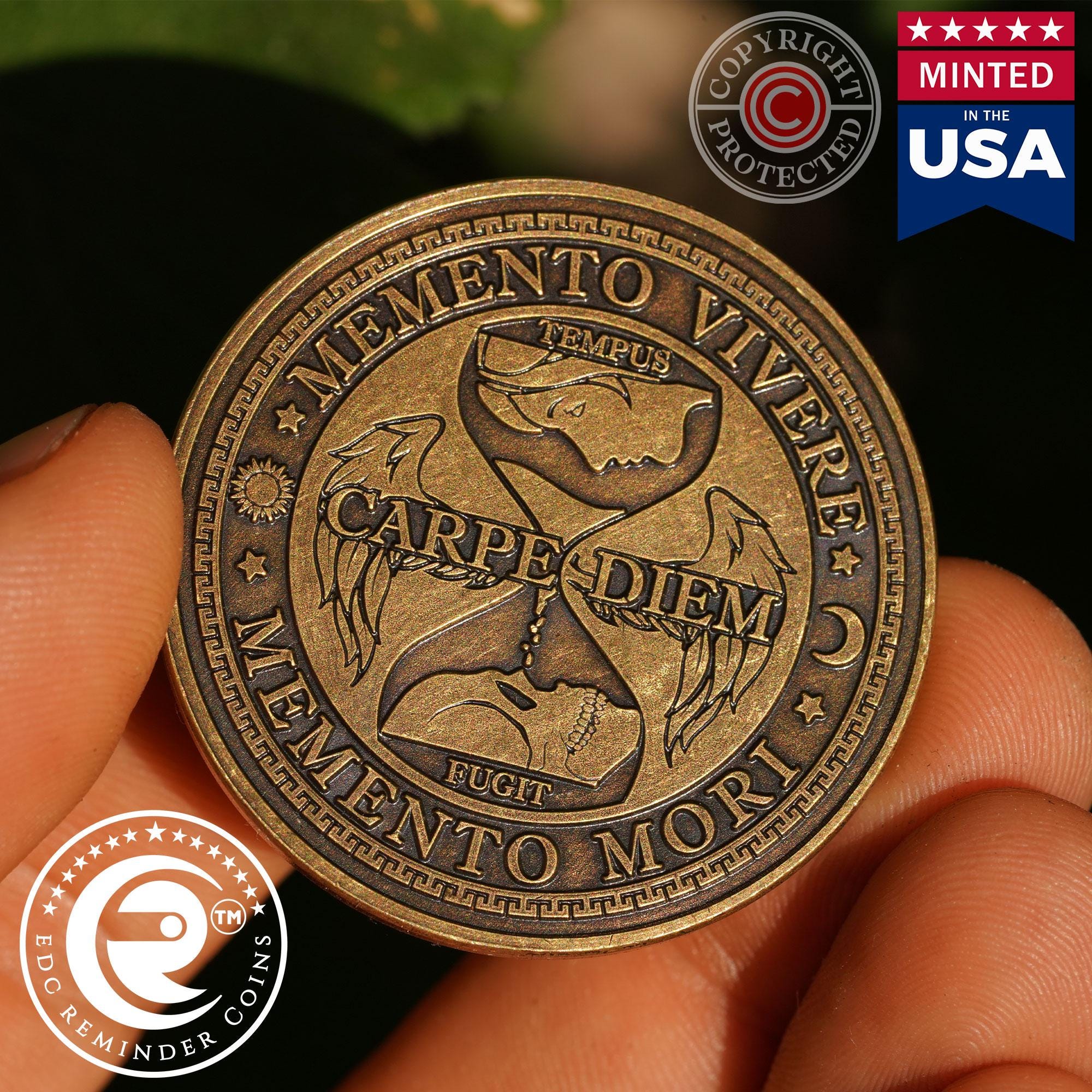 Memento Mori コイン3Dスカルチャレンジコイン デイリーストイックリマインダートークン EDCコイン ストイック練習用 エキスパート・  コインマジック・メイド・イージー 第１巻 - スクリプト・マヌーヴァ エキスパート・コインマジック・メイド・イージー