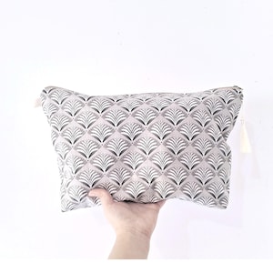 Trousse de toilette moderne, grande pochette à fermeture éclair, grande trousse de toilette, pochette de voyage, pochette XL, trousse faite main, très grande trousse à cosmétiques, grande trousse de maquillage