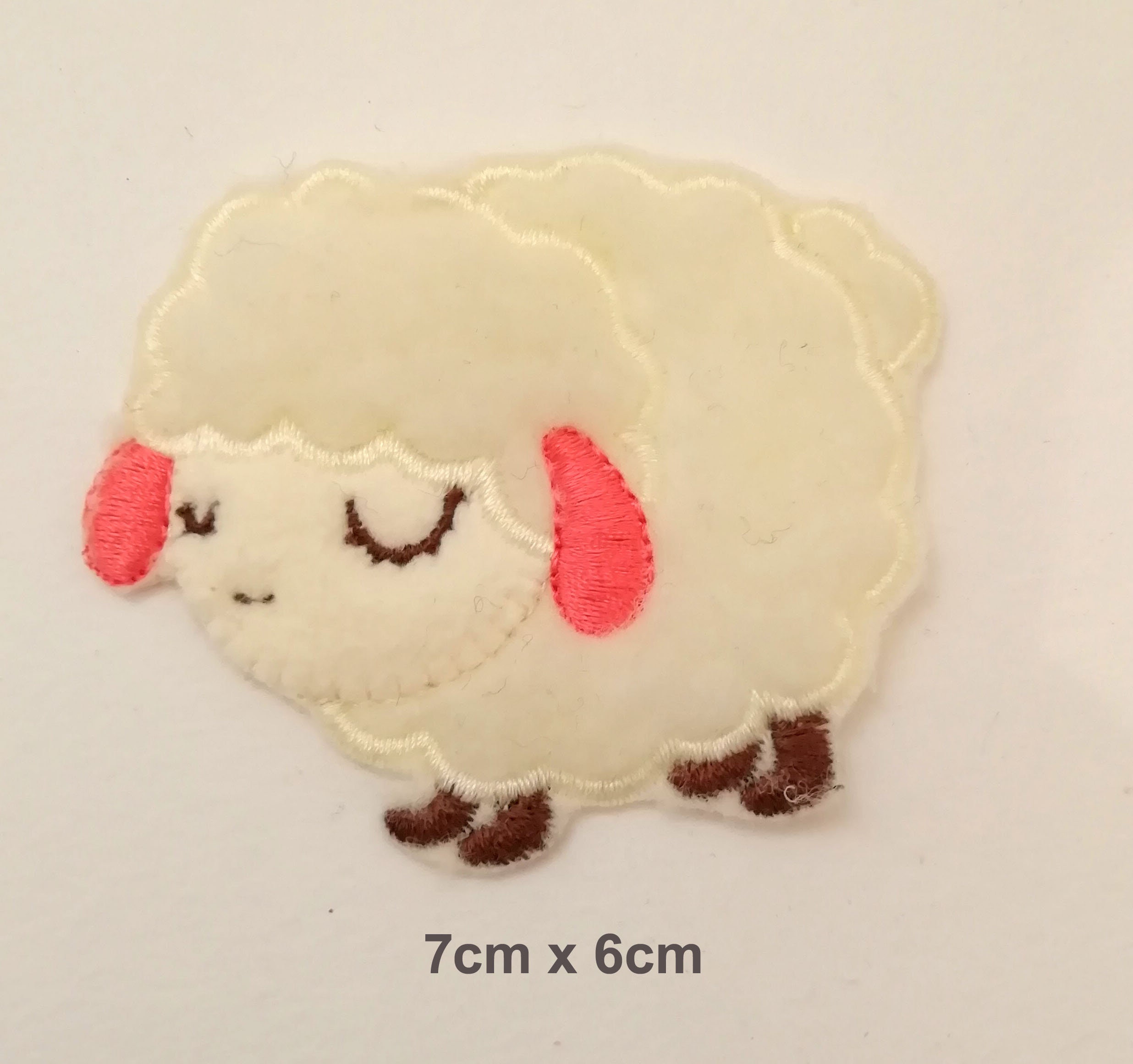 Sew on Applique Fabric Cute Animal Appliques Glue on Fluffy Etsy