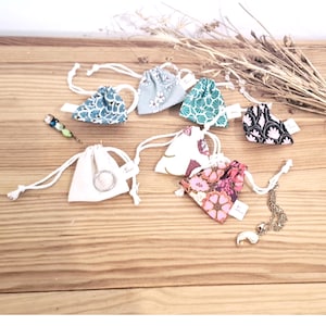 Mini Kordelzugbeutel, Mini Geschenkbeutel, Ringbeutel, Ringbeutel, Mini Beutel, handgefertigter Schmuckbeutel, Zubehörbeutel, Edelsteinbeutel, Schmuckbeutel